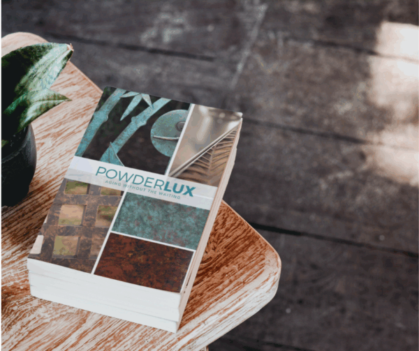 Patina powder coat sample book offer