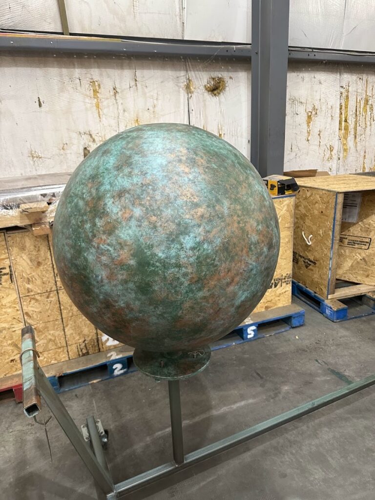 PowderLUX Seafoam Effect Decorative Landscape Features Spheres (2)