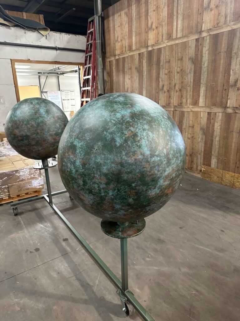 PowderLUX Seafoam Effect Decorative Landscape Features Spheres (3)