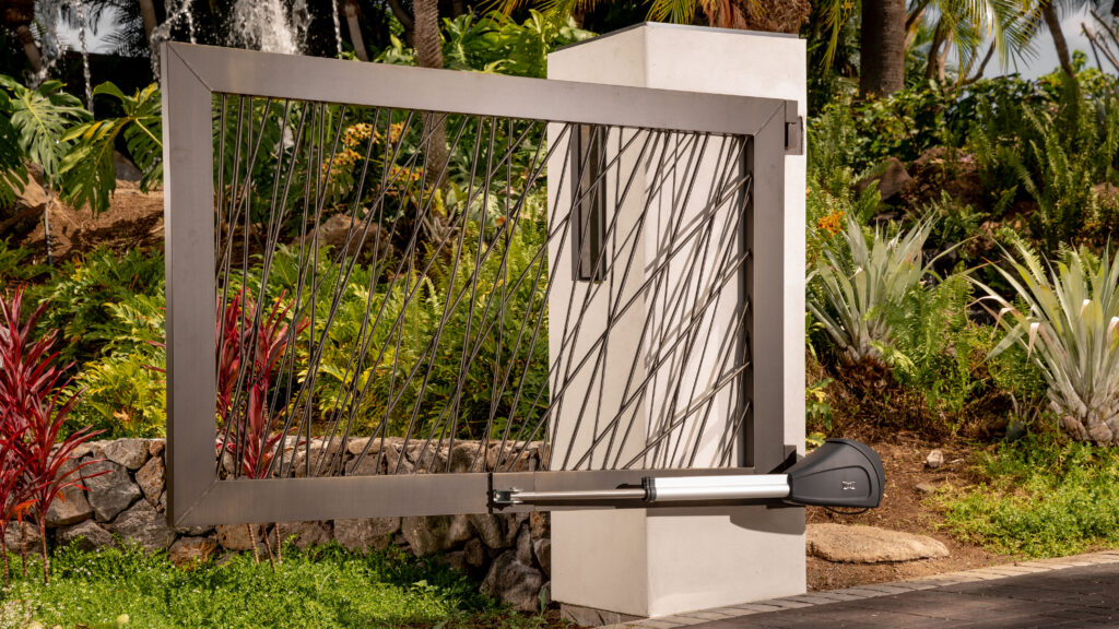 PowderLux Brushed Bronze Effect Main Entrance Gate view 5